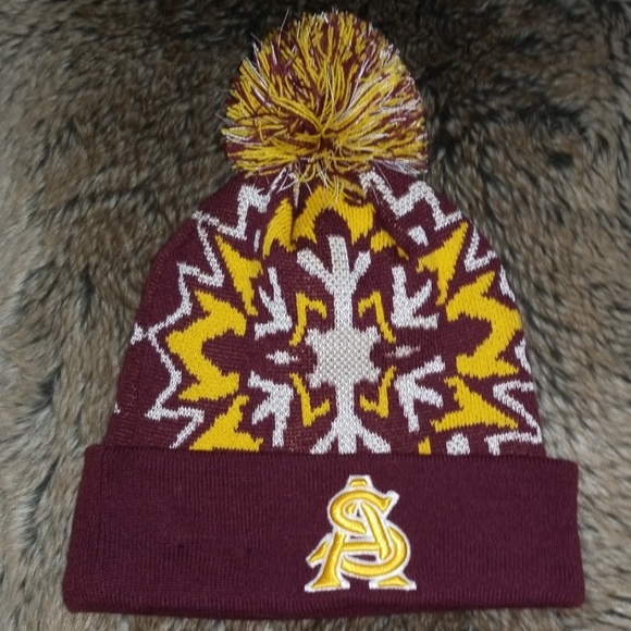 ASU Other - 3/$14 💕NWOT ASU beanie with Pom